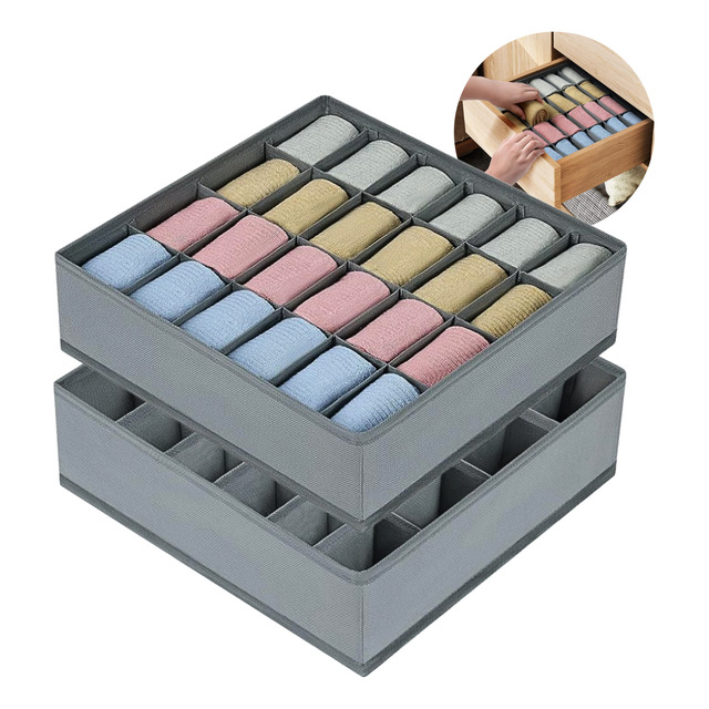 Kit 2 Organizador Colmeia Organizador Roupa Íntima 24 Nichos Kit 2 Organizador Colmeia Organizador Roupa Íntima 24 Nichos