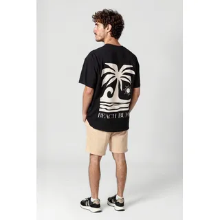 Remera Canva Lavada Over Estampada 100% Algodon 201327v26 Negro S