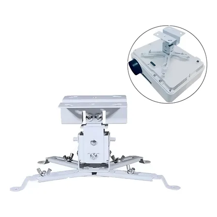 Soporte Para Proyector A Techo. Plateado. Sporte Proyector