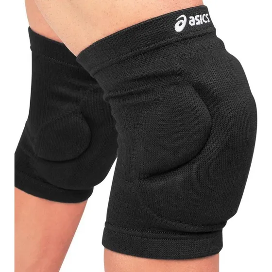 Rodillera negra Asics Slider, par