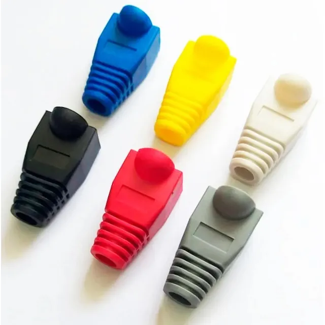Bota Capuchón Protector Para Conector Plug Rj45 400 Pzas