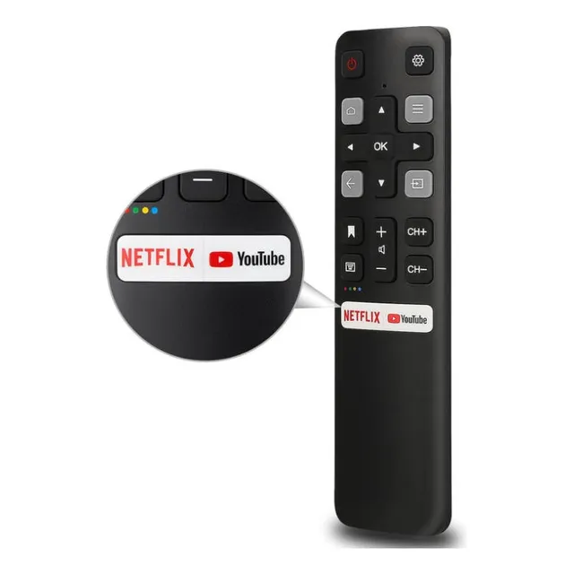 Remoto Control Para Voz Tcl Android 4k Uhd Android Tv Rc802v