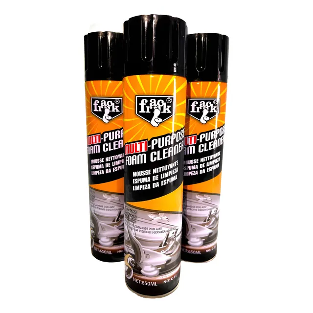 Spray Espuma Lavado Multiuso Tapizados Alfombras 650ml F8820