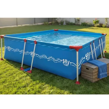 Pileta De Lona Estructural Sol De Verano S300 4600 Litros 3x2.2 M Rectangular