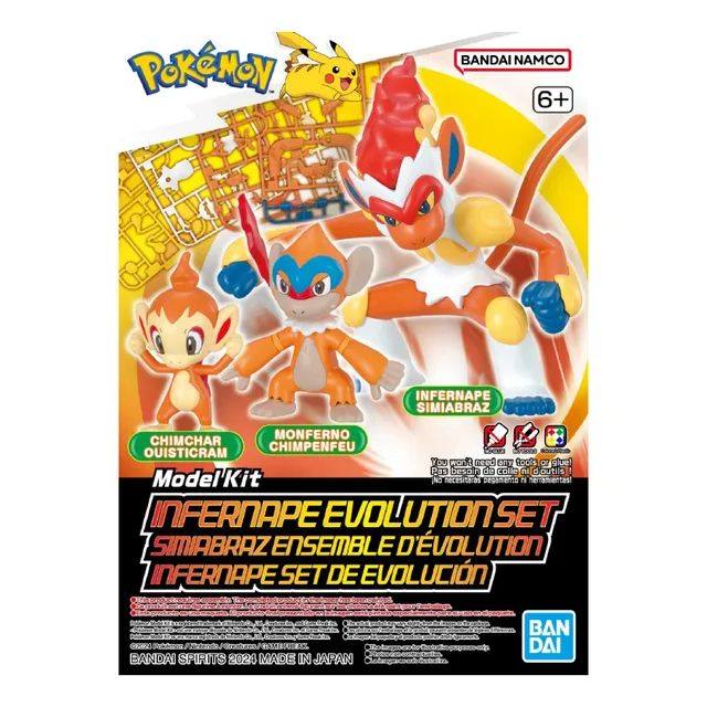 Bandai Model Pokemon Infernape Evolucion Set