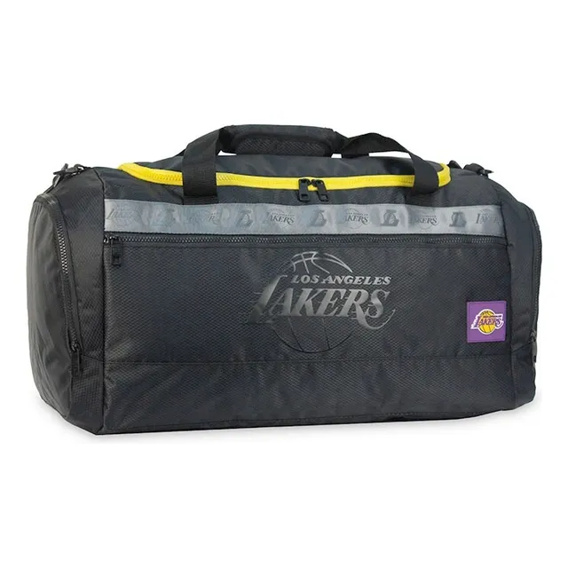 Bolso Nba Franquicias Basquet Celtics Lakers Chicago Bulls Color Negro LA Lakers
