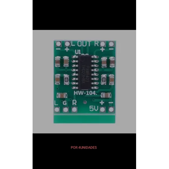 Pam8403 Amplificador De Audio Pack De 4 Unidades