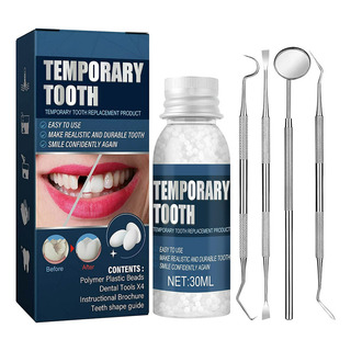 Kit De Reparación De Empastes Dentales Temporales, Dientes P Kit De Reparación De Empastes Dentales Temporales, Dientes P