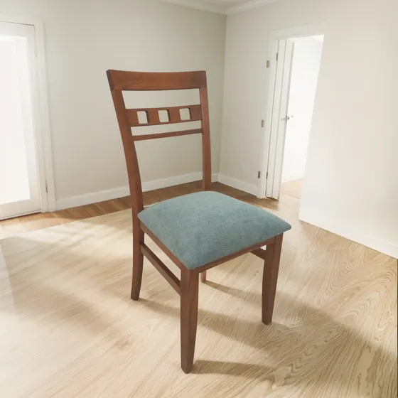 Silla Comedor Madera Tapizada Modelo Cecilia 