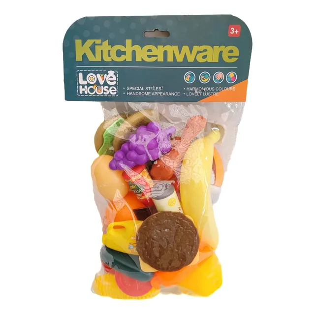 Kit Frutas Verduras Comida De Juguete Cheff Niños Didacticas