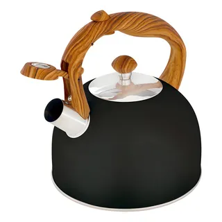Chaleira Wood 2,5 Litros Preta Em Aço Inoxidåvel Mor Cor Preto Chaleira Wood 2,5 Litros Preta Em Aço Inoxidåvel Mor Cor Preto
