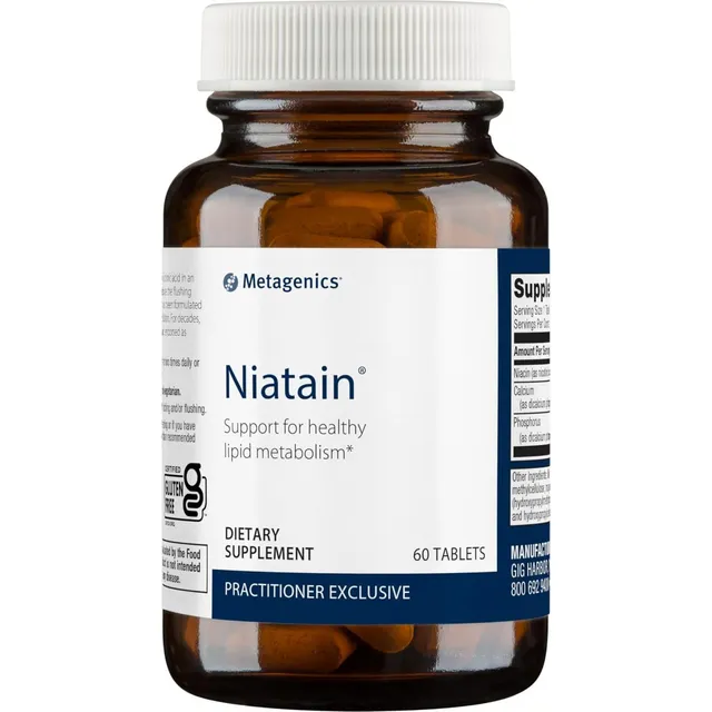 Metagenics Niatain Niacina B3-500 Mg De Ácido Nicotínico Por