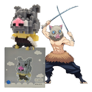 Bloques Armables 3d De Inosuke Hashibira De Demon Slayer Bloques Armables 3d De Inosuke Hashibira De Demon Slayer