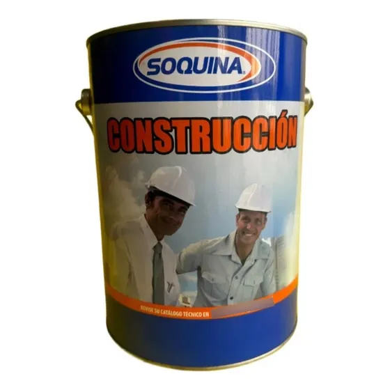 Esmalte Al Agua Soquina Construcción Galón Colores Claros