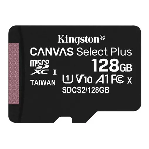 Tarjeta de memoria Kingston Canvas SDCS2/128GB Canvas Select con adaptador SD 128GB