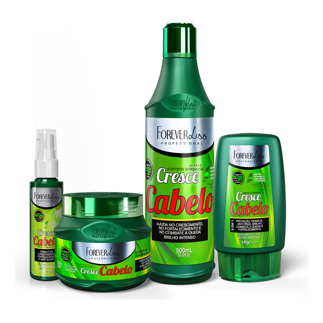 Kit Cresce Cabelo Completo Forever Liss Kit Cresce Cabelo Completo Forever Liss