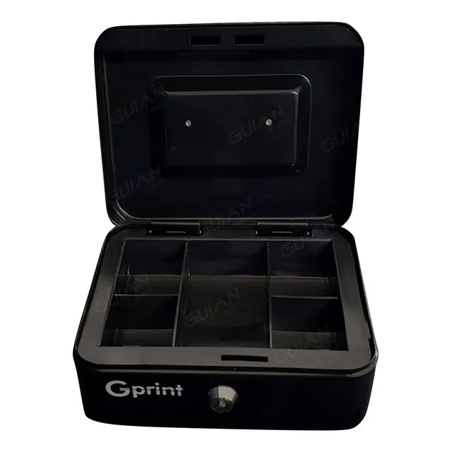 Cajon De Dinero Portatil Gprint Cjd-105 Negro Metal Joyas