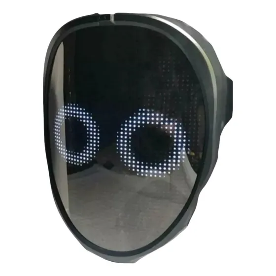Máscara Led Rgb Con Luz Bluetooth Para Fiesta De Halloween
