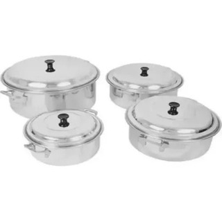 Juego De 4 Arroceras Budineras Ollas Bajas Vencort Aluminio Juego De 4 Arroceras Budineras Ollas Bajas Vencort Aluminio