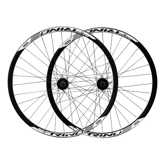Roda Montada Aro 29 Rino + Freio Mecânico Disco Pinças Cor Branco