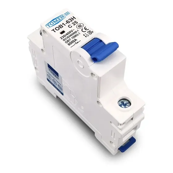 Breaker Termomagnético 1x40 Riel Din 40a 1 Polo Protector