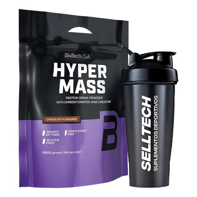 Ganador De Peso Biotechusa Hyper Mass Chocolate 6.8kg+shaker