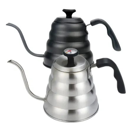 Foto de Chaleira Bico De Ganso Fino Barista Cafe C/ Termôtro 1.2 L