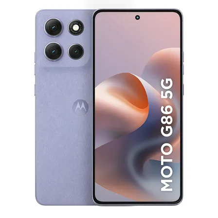 Smartphone Motorola Moto G86 5g - 512gb 24gb (12gb Ram+12gb Ram Boost) Tela 1.5k Poled, 50mp Sony Camera Ois Moto Ai, Videos Em 4k, Ip68 + Ip69 Lilás