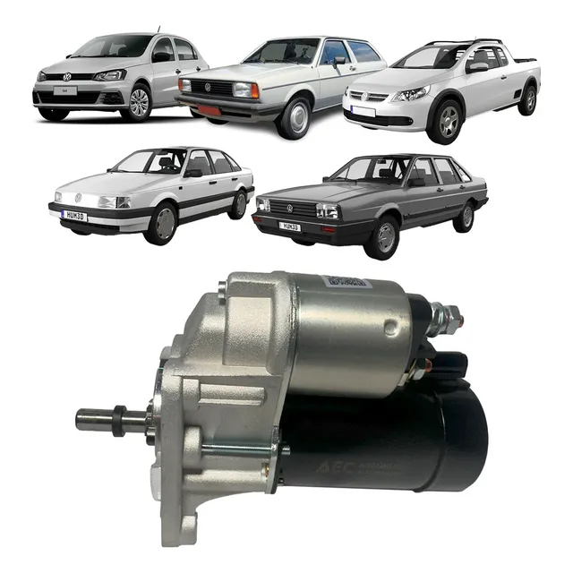 Motor Partida Vw Gol G2 G3 G4 Saveiro Parati 1.6 1.8 2.0 Ap
