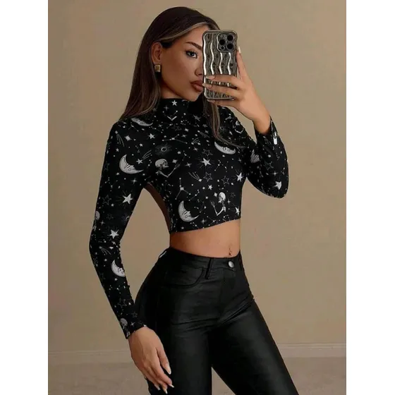 Sueter Sudadera Brillante Y Transparente  Nuevo Shein