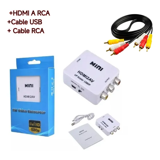 Convertidor Hdmi A Rca A Usar Roku Fire Stick A Tv Viejo.