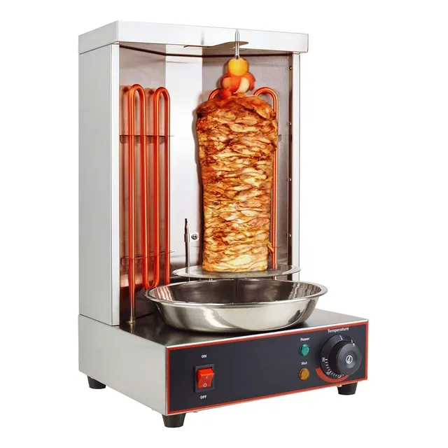Li Bai Shawarma Parrilla Vertical Eléctrica Para Kebab Horno