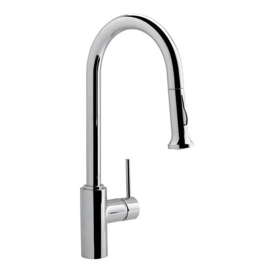 Grifo de cocina monocomando FV 96 Augusta 0412/96 extensible cromo