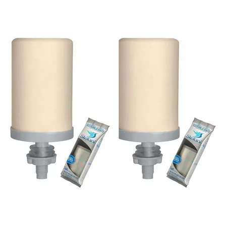 Vela Filtro De Barro Tripla Ação Esterilizante - Kit 2 Velas Outro