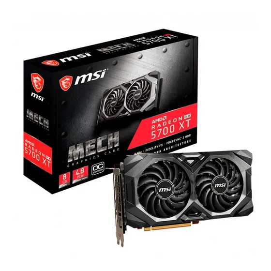 Placa De Video Msi Radeon Ati Rx 5700 Xt Mech Oc Edition 8gb