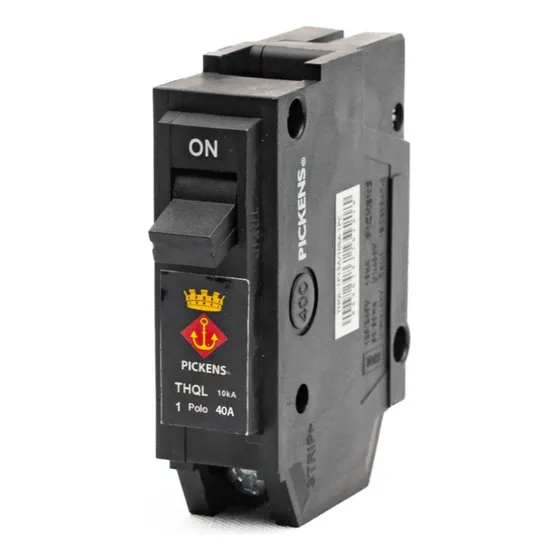 Interruptor Breaker Para Empotrar 1p Pickens 40a