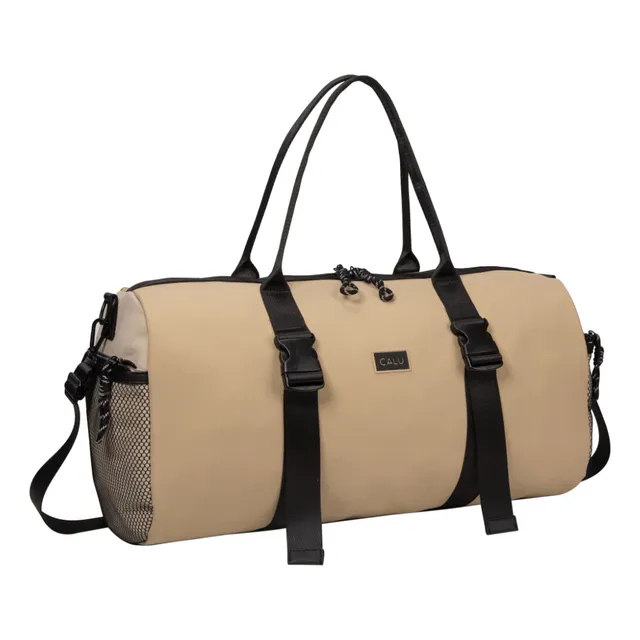 Bolso Amplio Funcional Betina Beige Calu