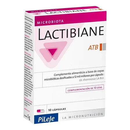 Pileje Probiotico Lactibiane Atb 10 Caps Sabor Natural