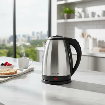 Chaleira Elétrica Inox 2l Sem Fio Base 360 127v 220v