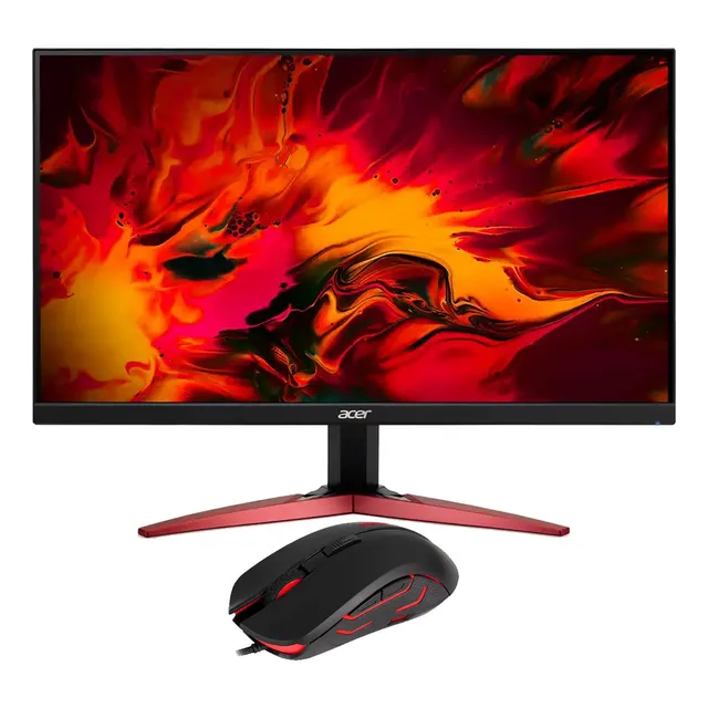 Monitor Gamer Acer con pantalla de 23.8" 127V y resolución Full HD