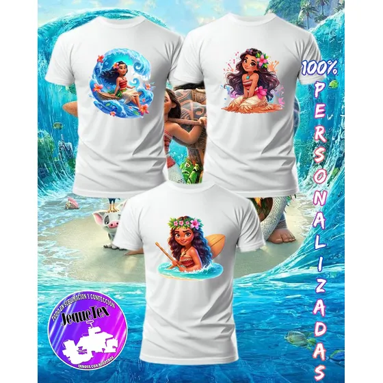 Franela Moana Personalizada Sublimada