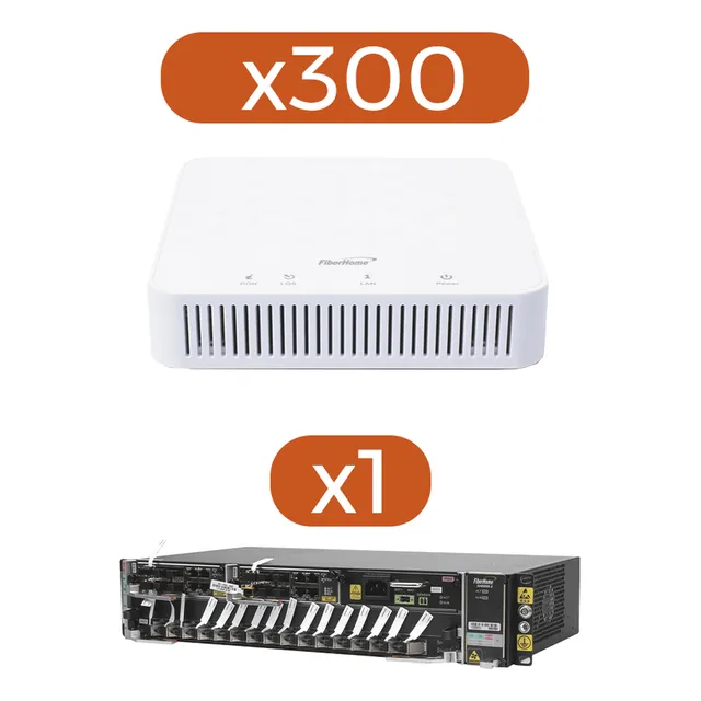 Kit 300 Onts An5506-01ag + 1 Olt An60002-ac