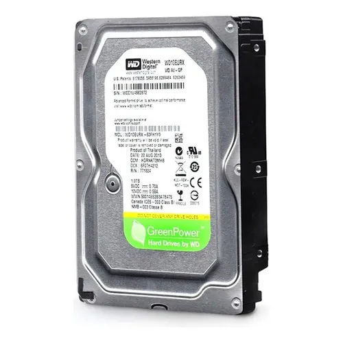 HD Sata 3 de 1 TB, 64 MB, 7200 rpm, 3.5 WD10EURx Western Digital, color gris