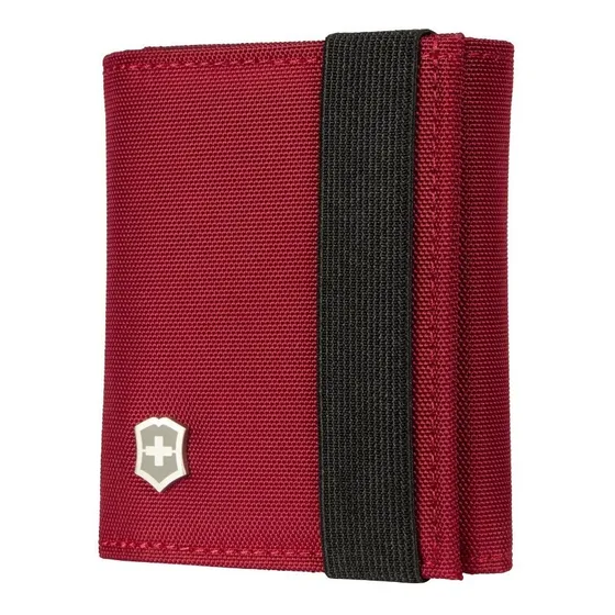 Victorinox Cartera Tres Dobleces, Protección Rfdi, Roja