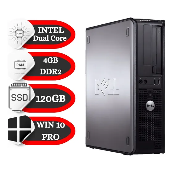 Computador Dell Optiplex E5300 Intel Dual Core 4gb 120gb