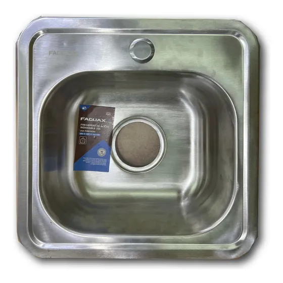 Fregadero De Acero Inoxidable/1ponchera 380x380x150mm Faguax