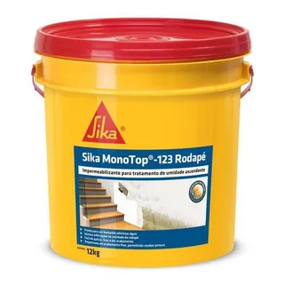 Massa Corrida Impermeåvel. Sika Monotop Rodapé. Balde 12kg Massa Corrida Impermeåvel. Sika Monotop Rodapé. Balde 12kg