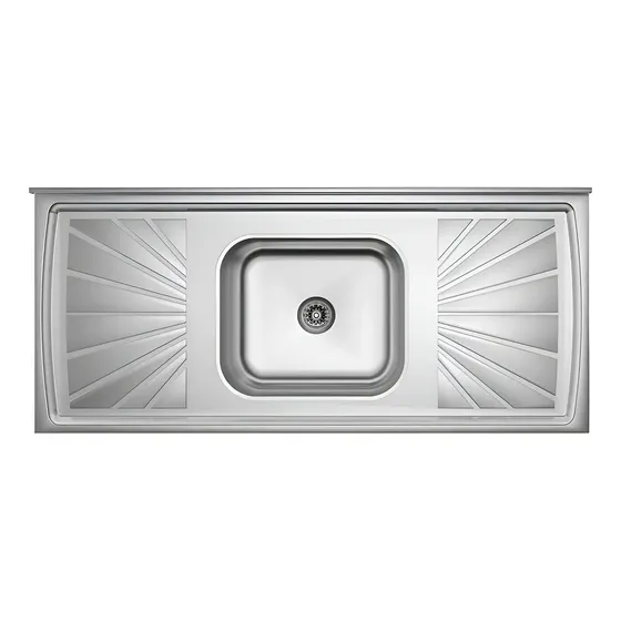 Pileta De Acero Inoxidable Con Base En Hormigón La Tentación Color Inox | Cuotas sin interés