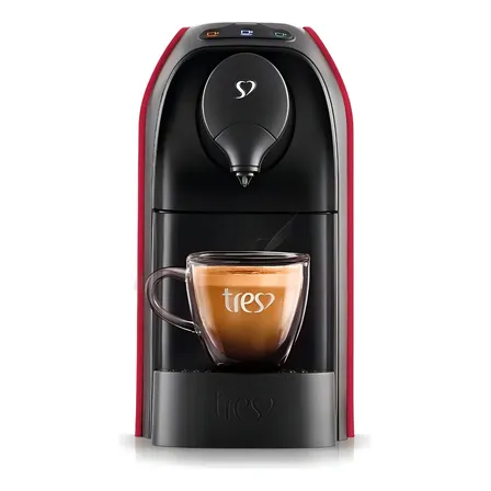 Cafeteira Tres Corações Automática Multipressão Passione Vermelho