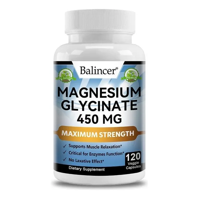 Glicinato De Magnesio Balincer 450 Mg/porción - 120 Cápsulas